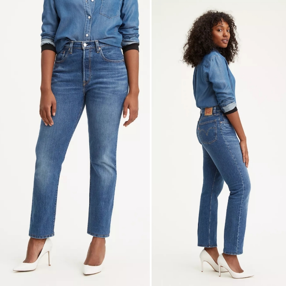 Levis 501® ORIGINAL FIT WOMEN'S Blue JEANS PC9-12501-0291 W 27 L 32 Button Fly